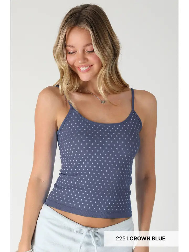 NIKIBIKI Polka Dot Camisole Tank (2 Colors!)