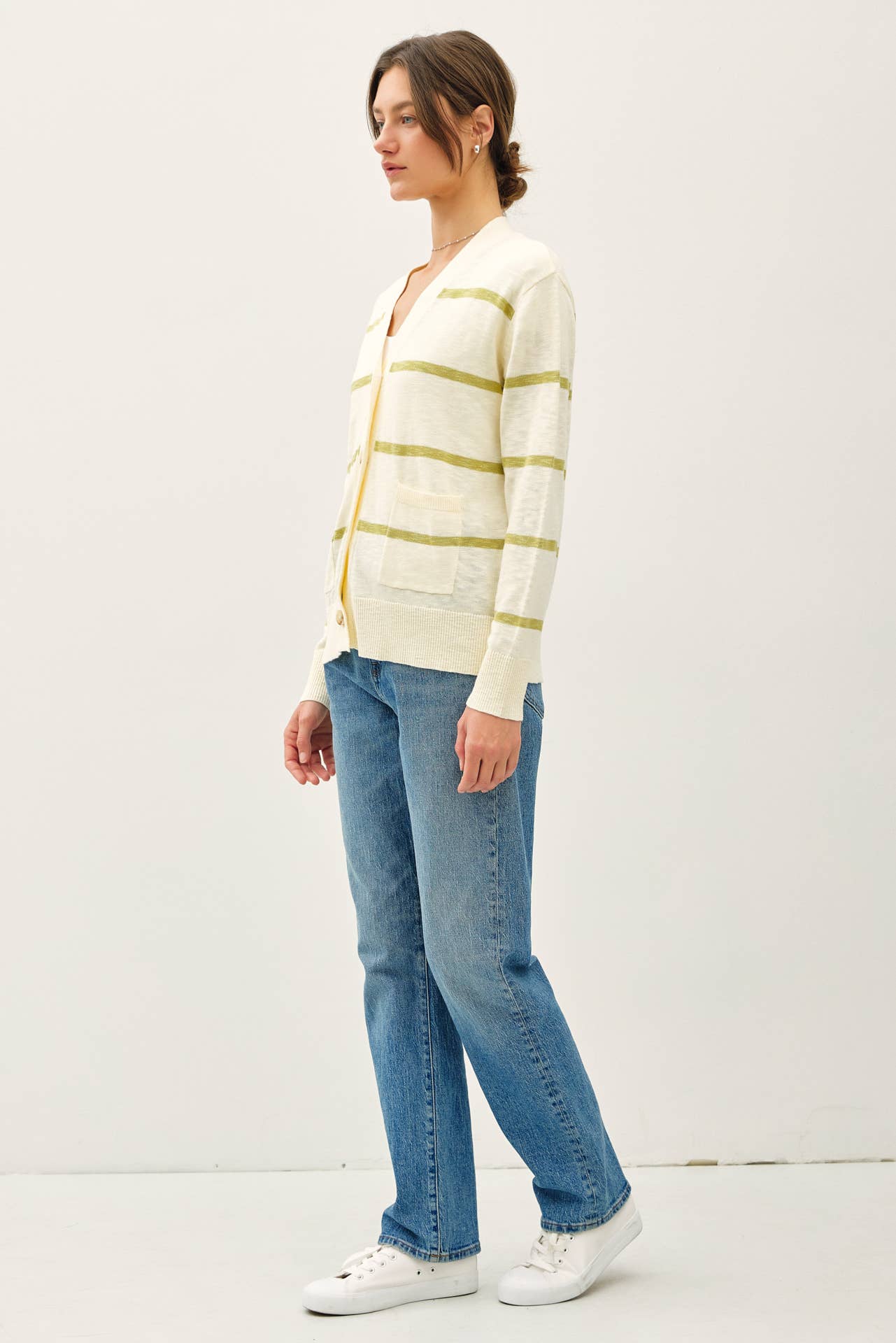 Fredie Stripe Cardigan