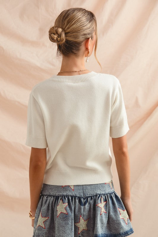 Bella Bear Sweater -XL Only! FINAL SALE
