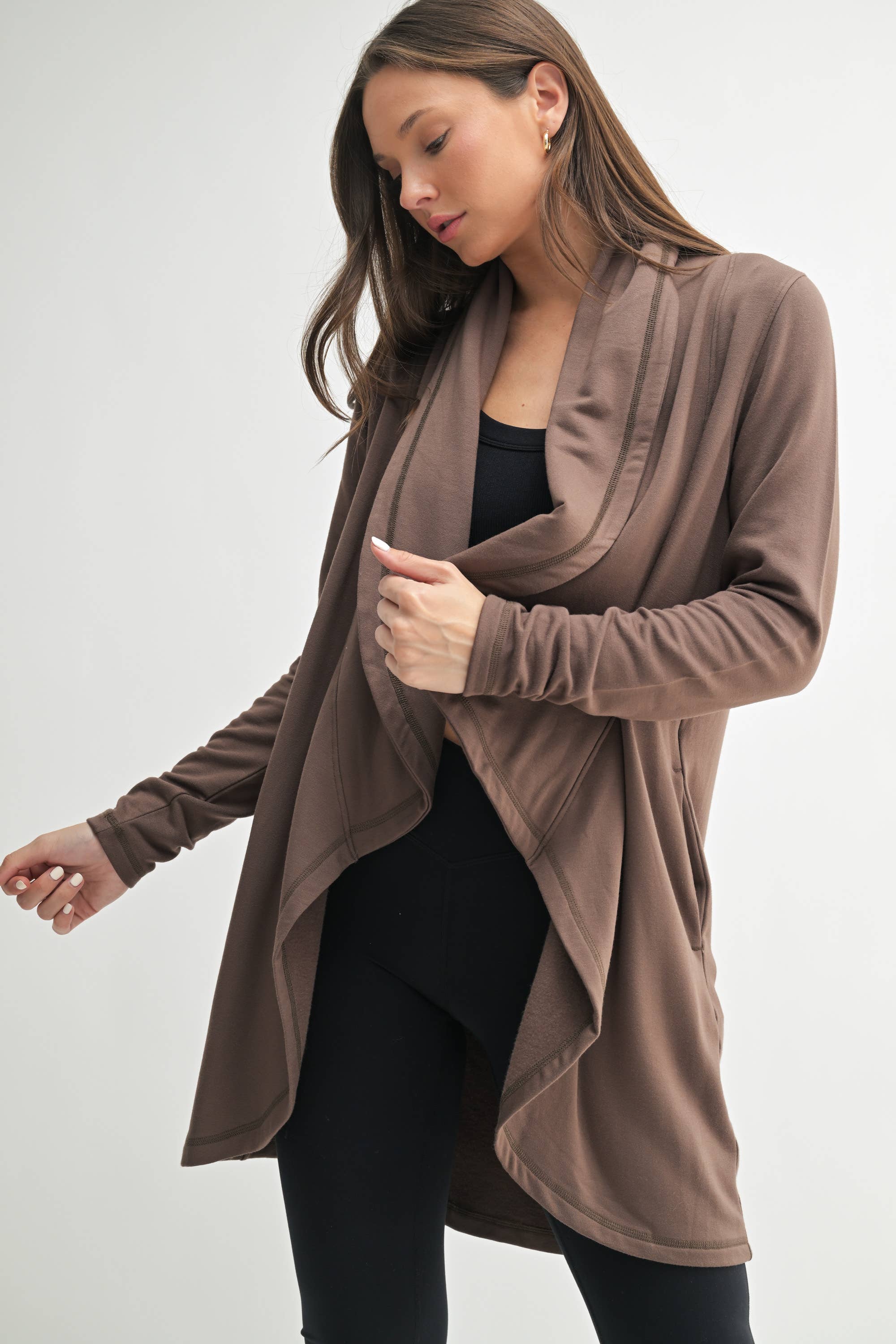Bracks Fleece Lined Flowy Open Cardigan (3 Colors!)