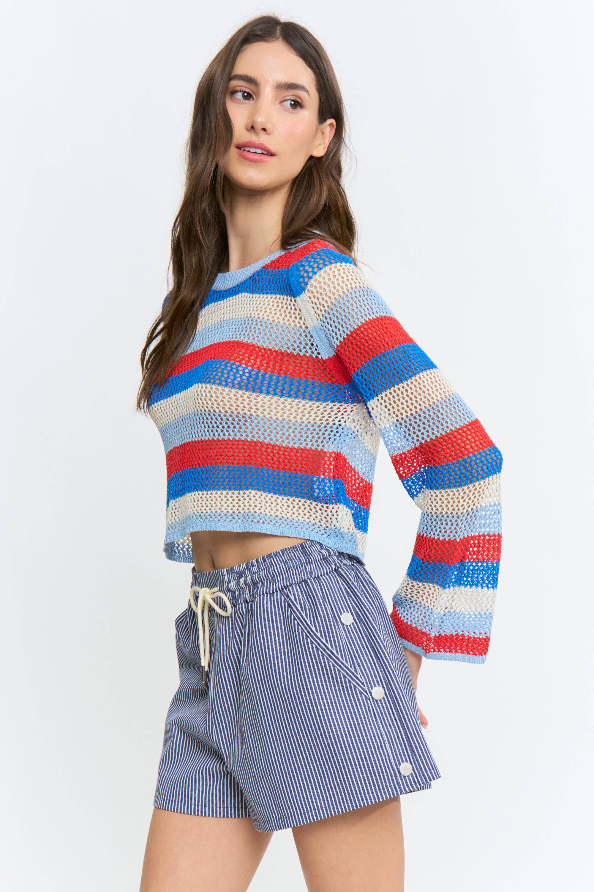 Hota Striped Knit Sweater PREORDER