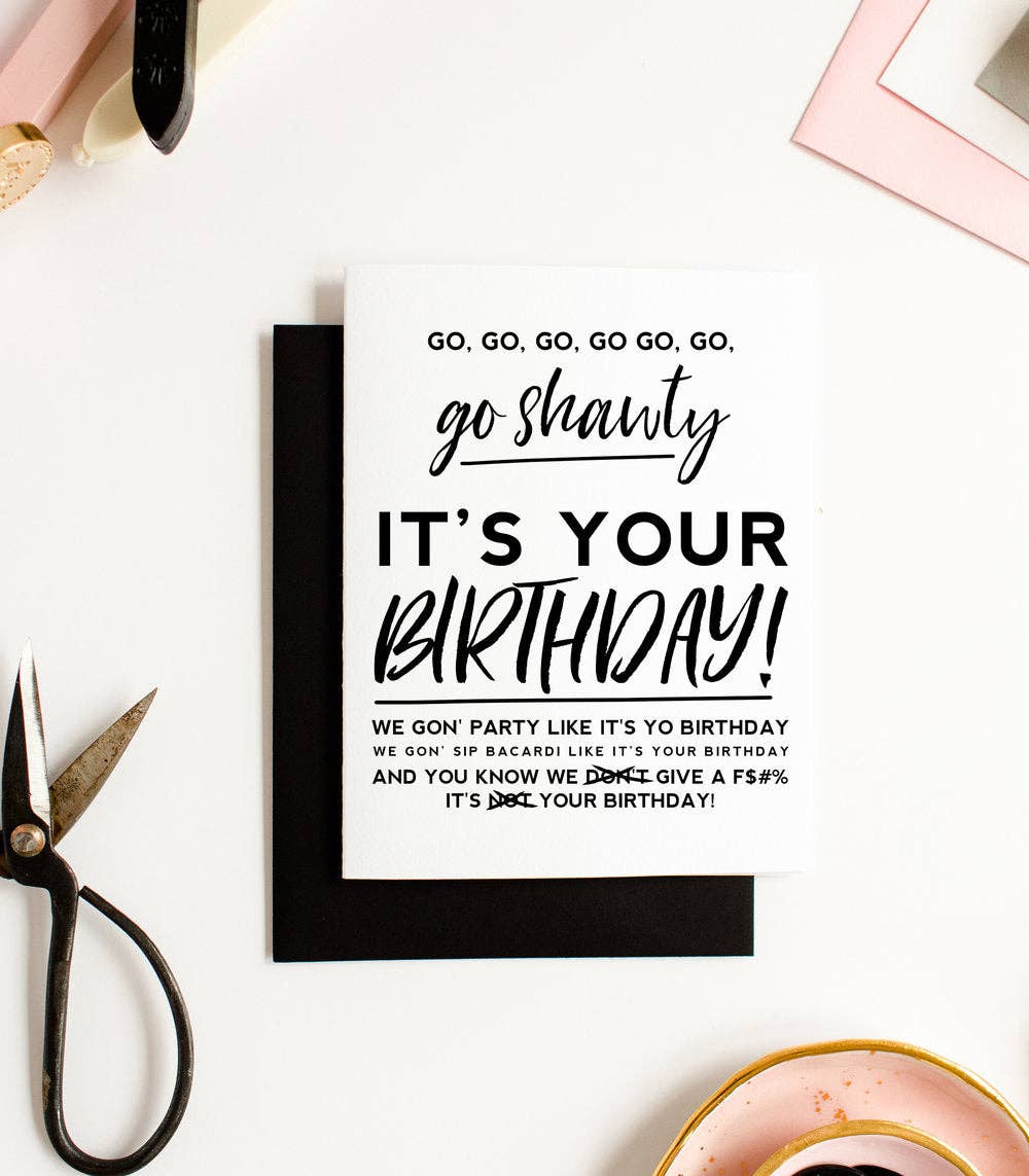 Party Like It's Your Birthday, 50 Cent Birthday Card