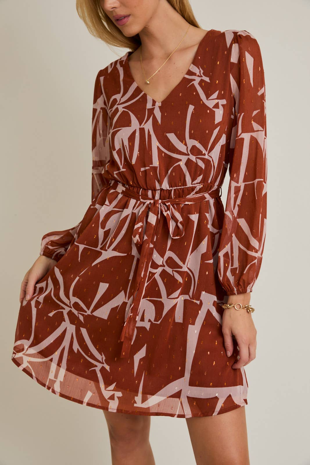 Louis Print Mini Dress