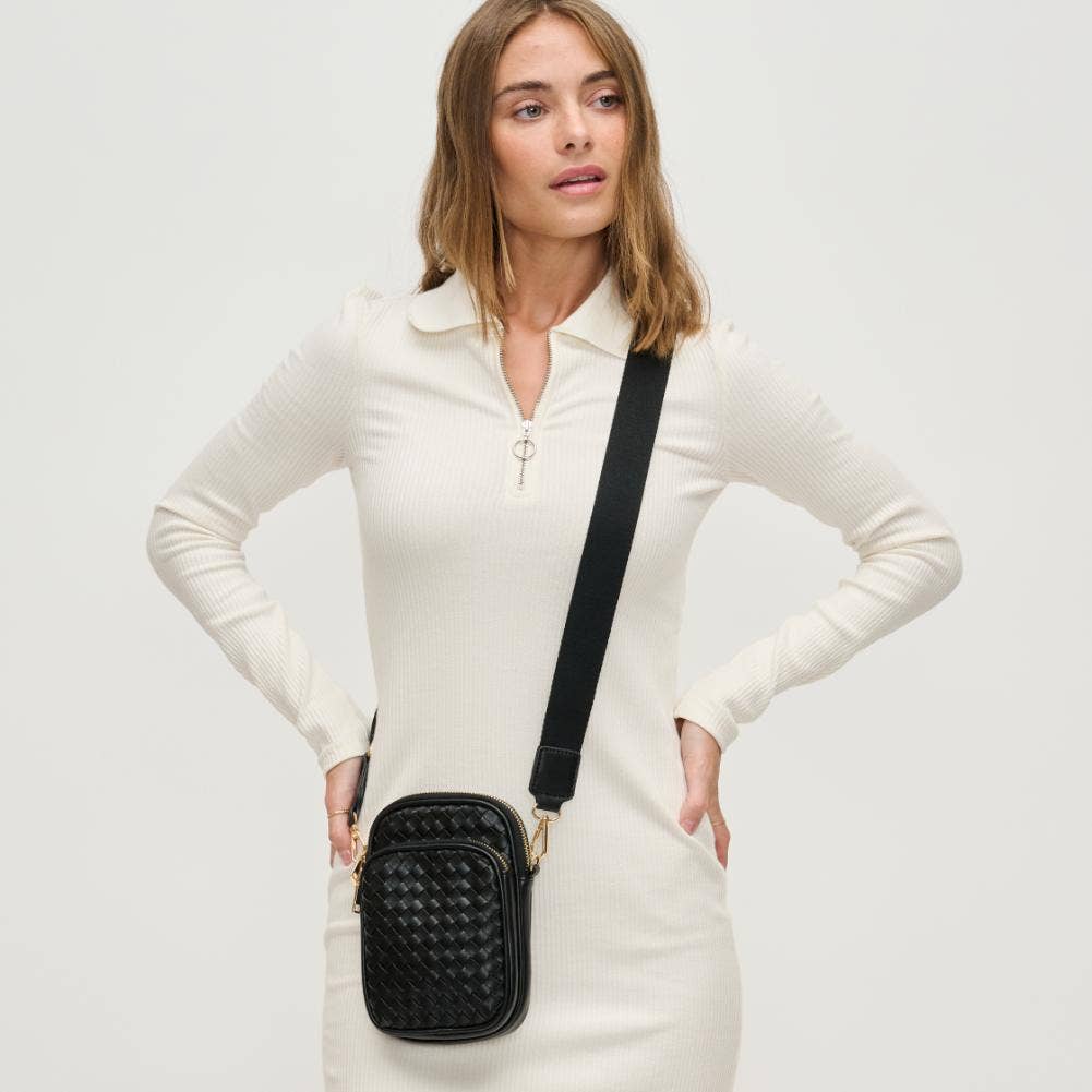 Celeste Woven Multi Compartment Crossbody (2 Colors!)