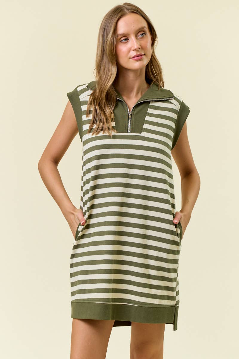 Sobe Stripe Mini Dress