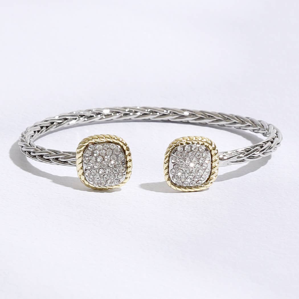 Duncan Square Edge Designed Braided Bracelet