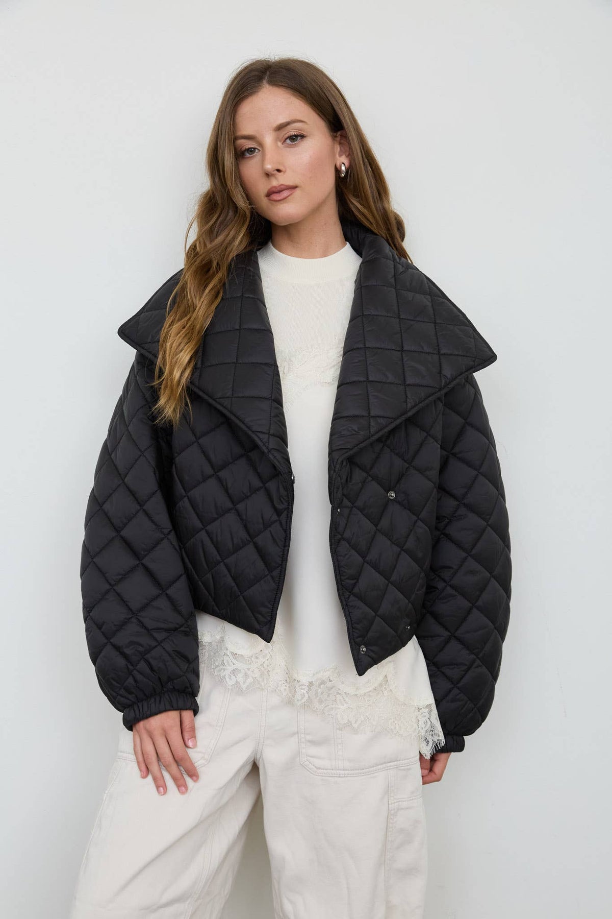 Rosie Quilted Crop Jacket PREORDER