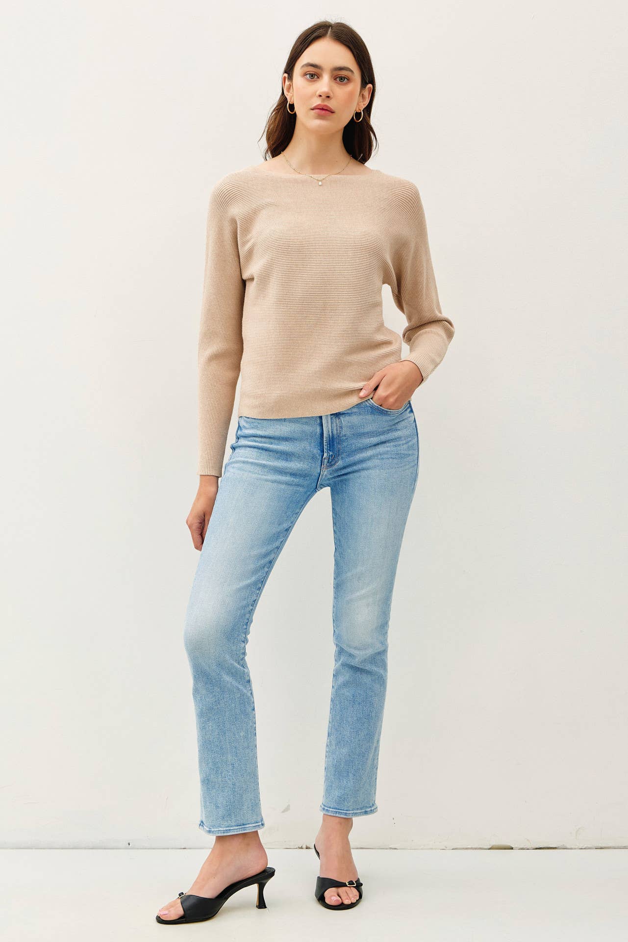 Veronica Boat Neck Sweater