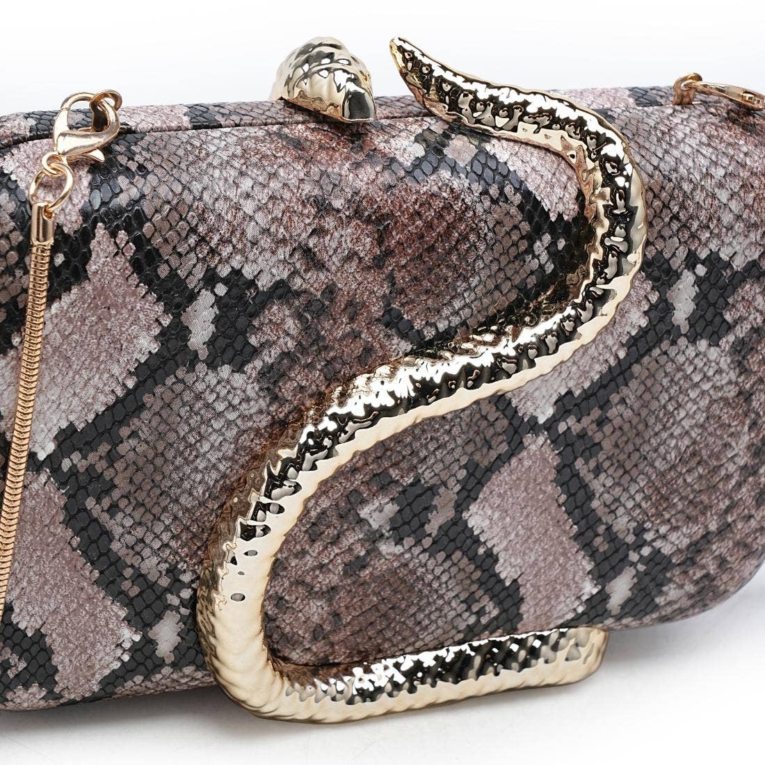 Reputation Snake Evening Handbag