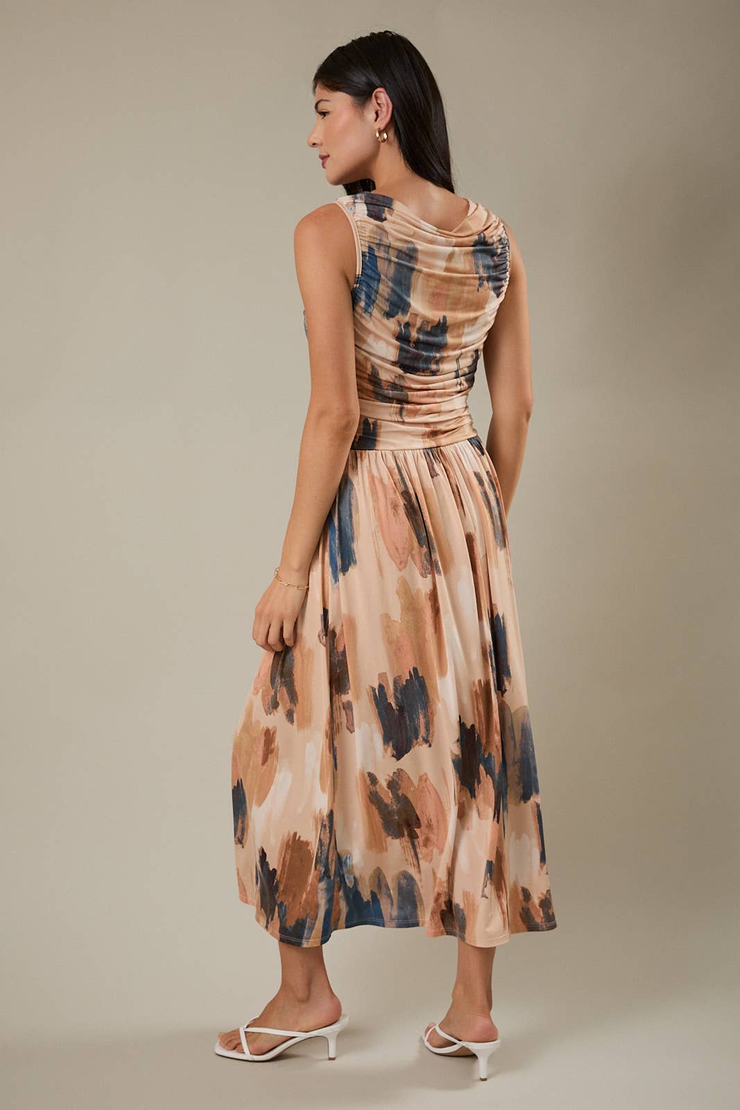 Roxie Print Midi Dress