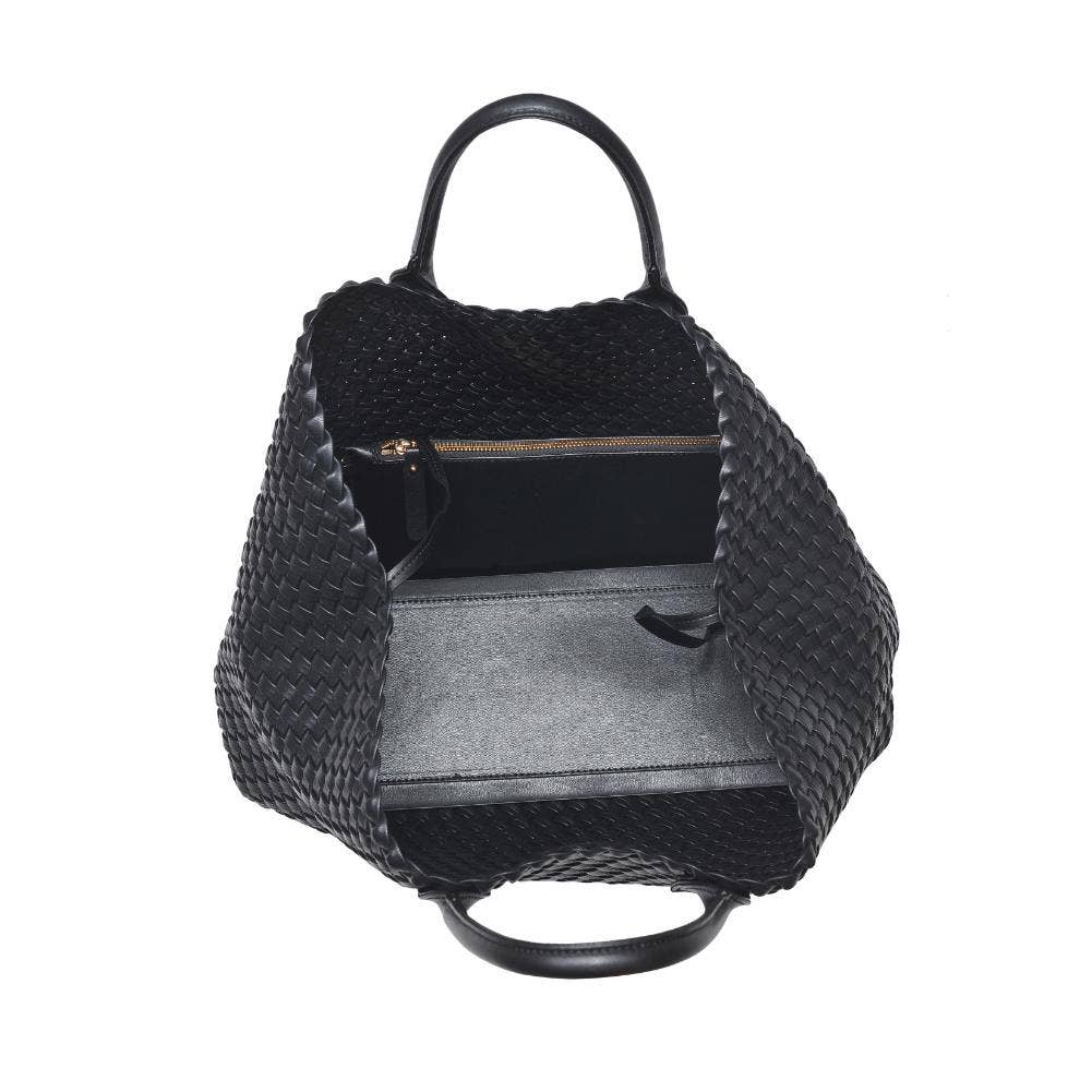 Ithaca Woven Vegan Leather Tote (3 Colors!)