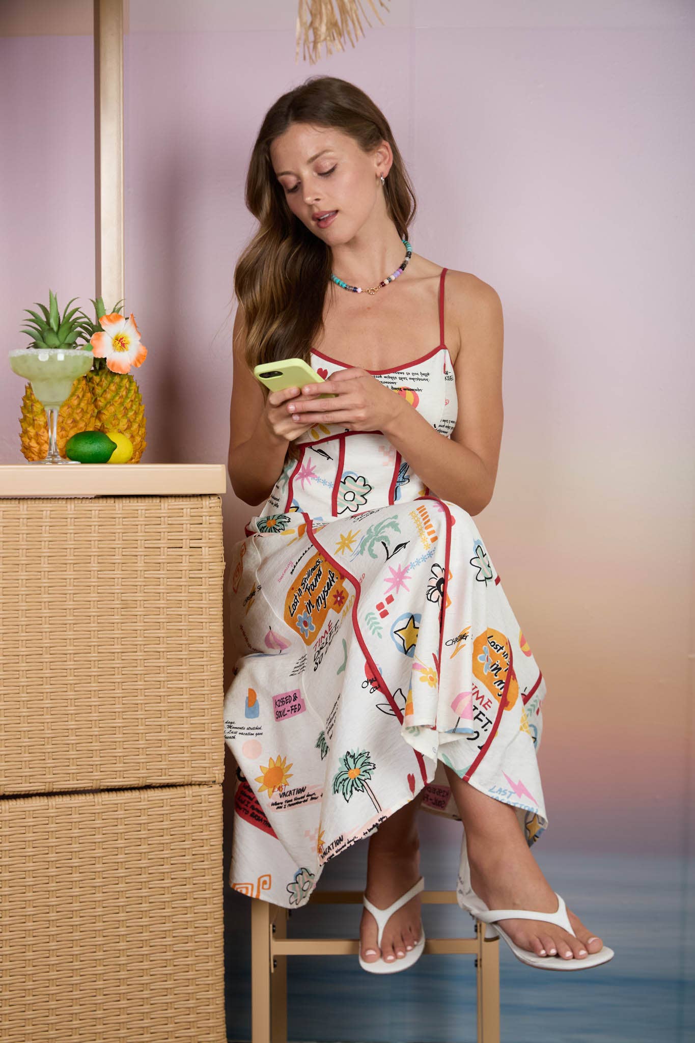 Janda Vacay Midi Dress