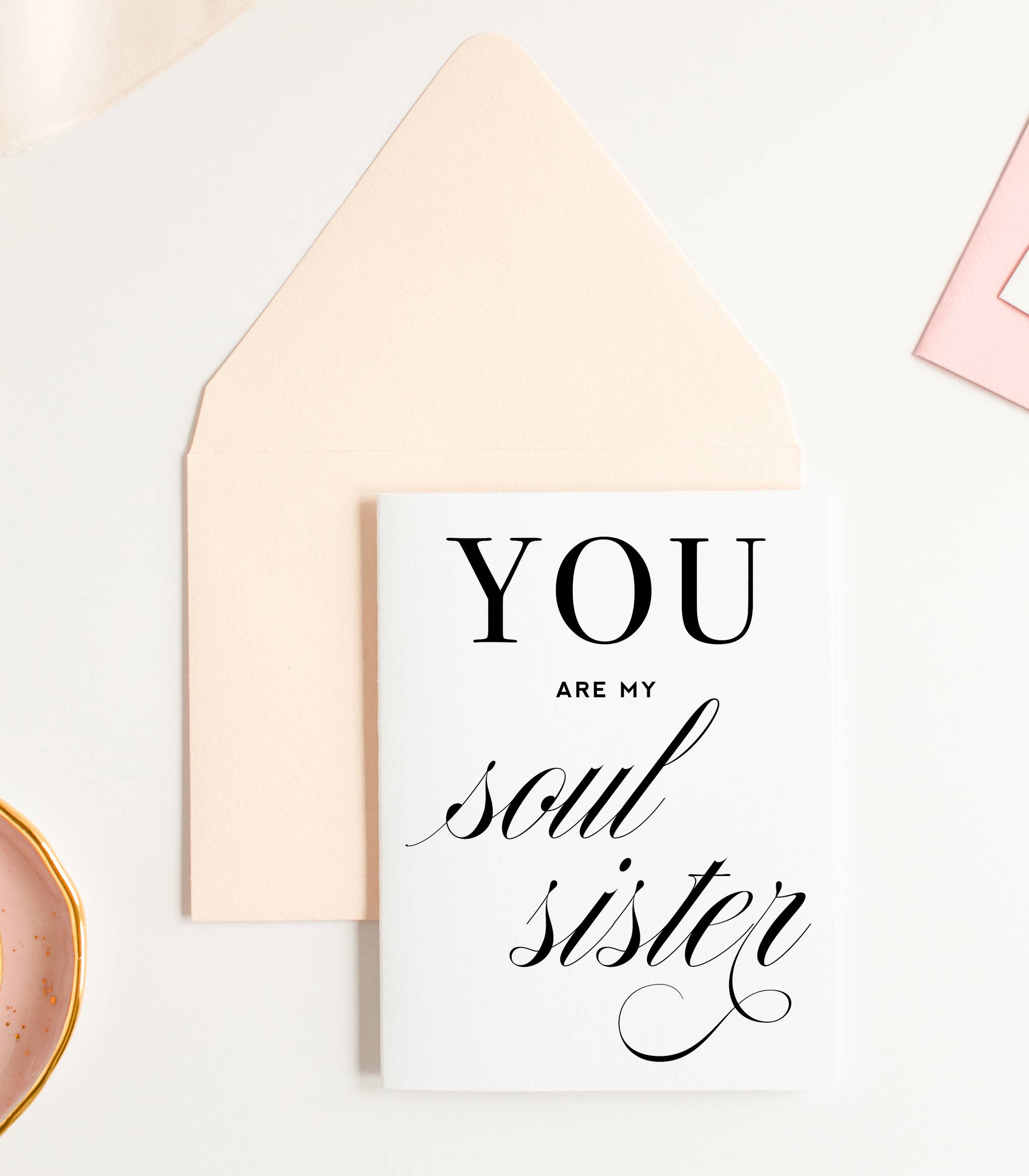 Soul Sister Card, Friendship & Encouragement Greeting Card