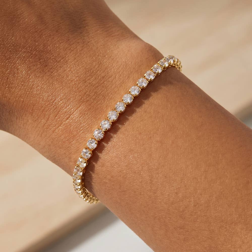 Amber Tennis Bracelet