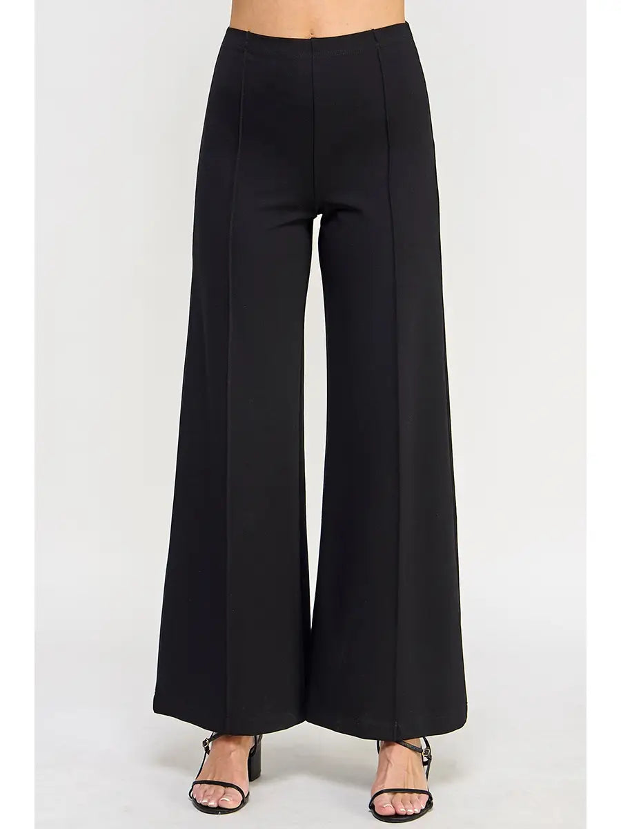 Margaret Wide Leg Ponte Pant
