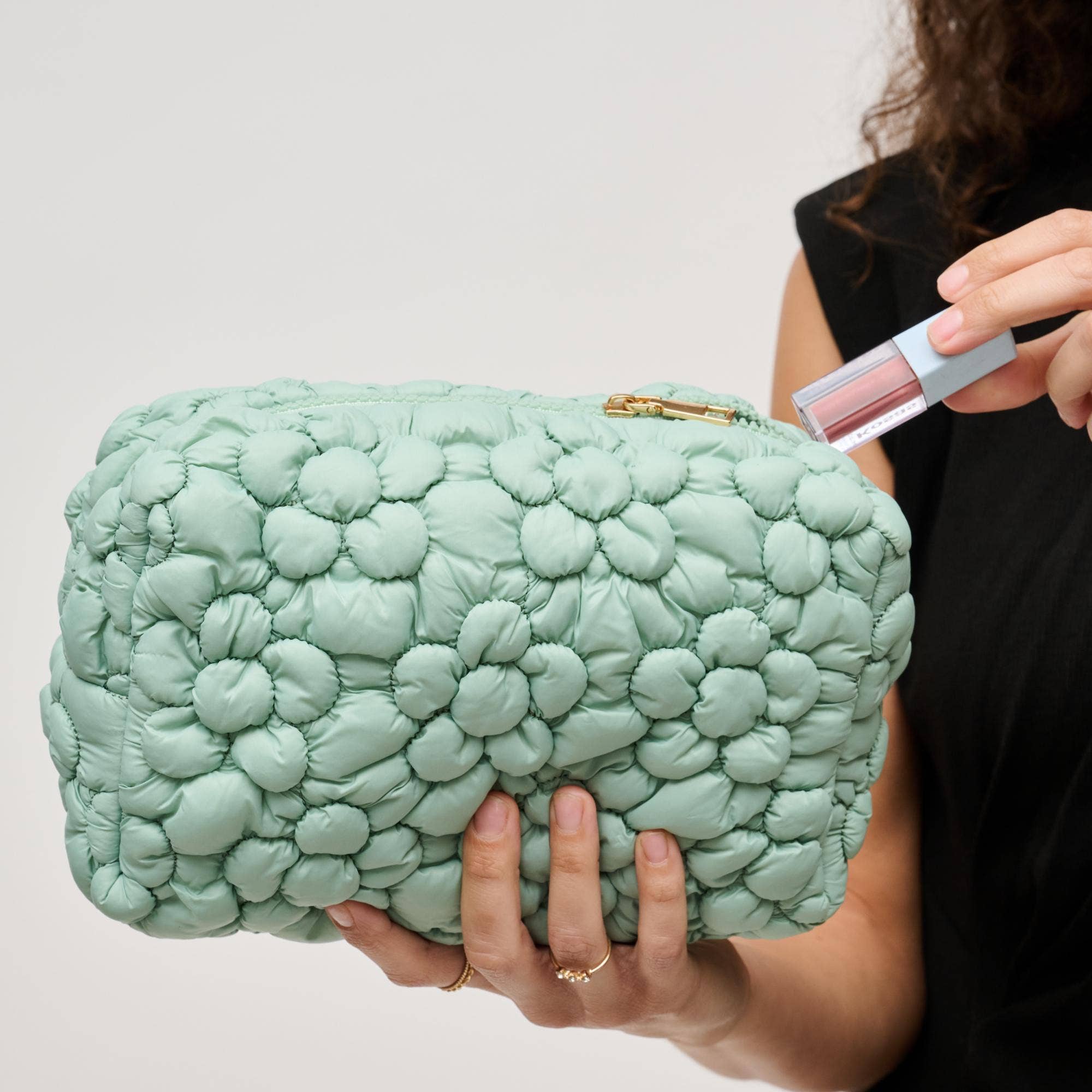 Flora Pop - Nylon Cosmetic Pouch (5 Colors!)