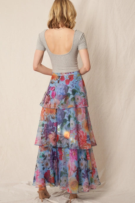 Beggs Floral Layer Skirt