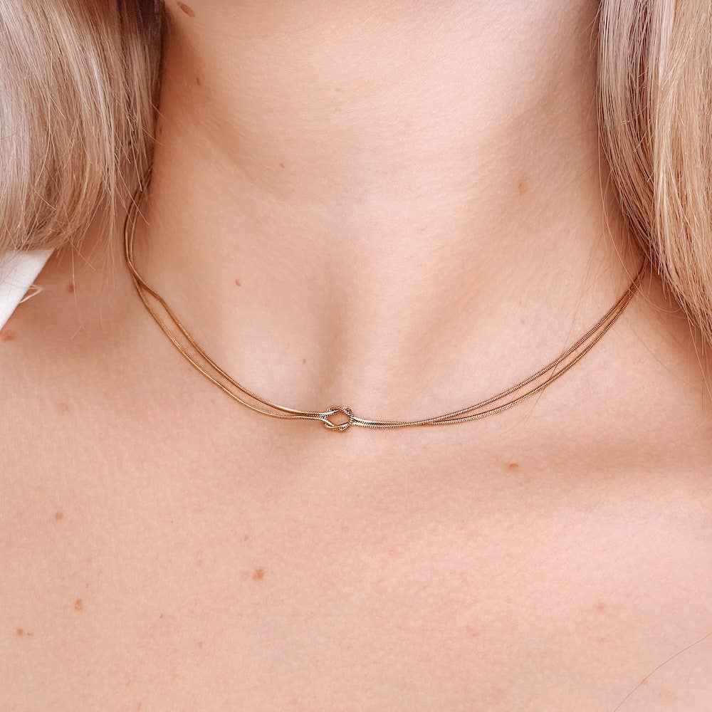 Sulli Tie The Knot Necklace