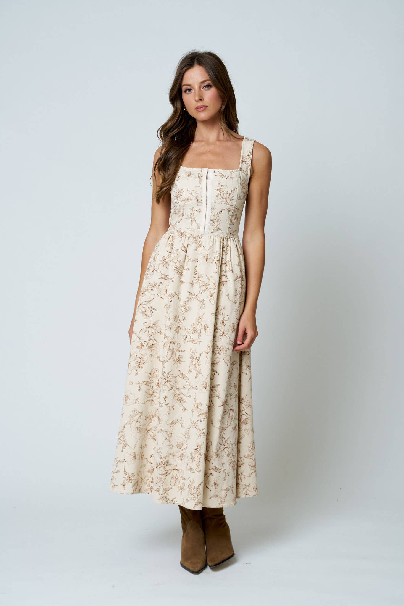 Gerla Floral Midi Dress