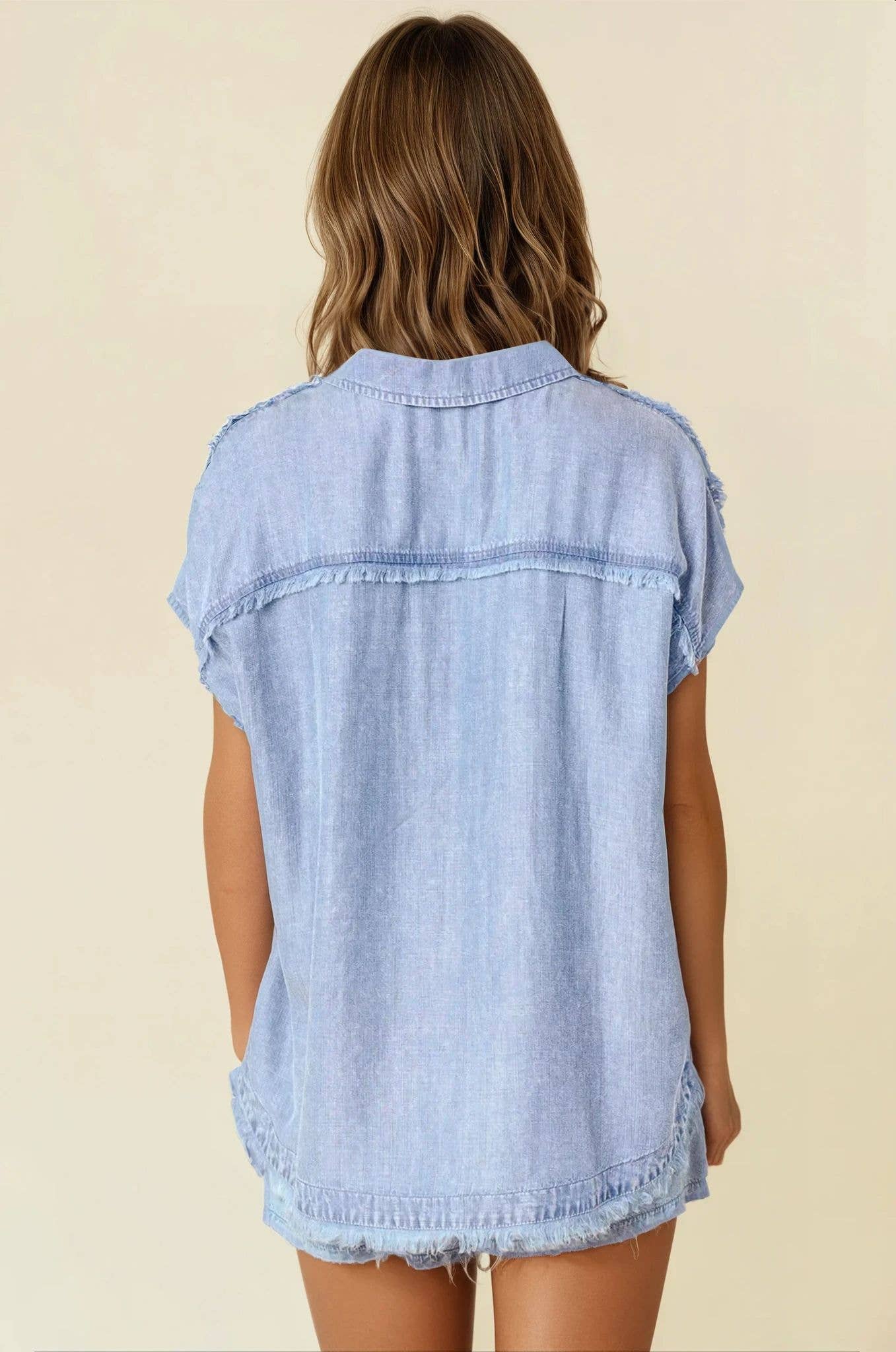 Tristan Tencel Dolman Top