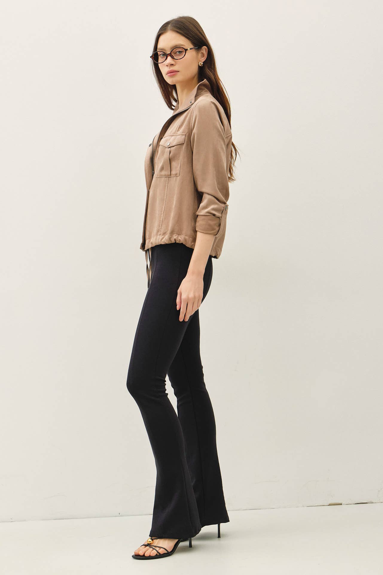 Brendah Cropped Utility Jacket