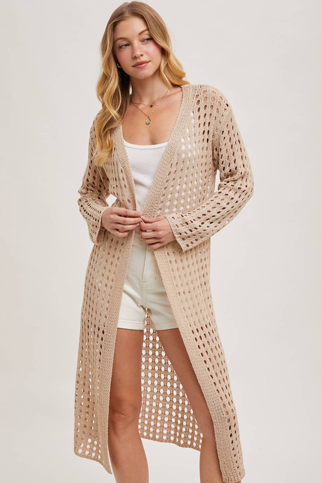 Harper Knit Open Cardigan PREORDER