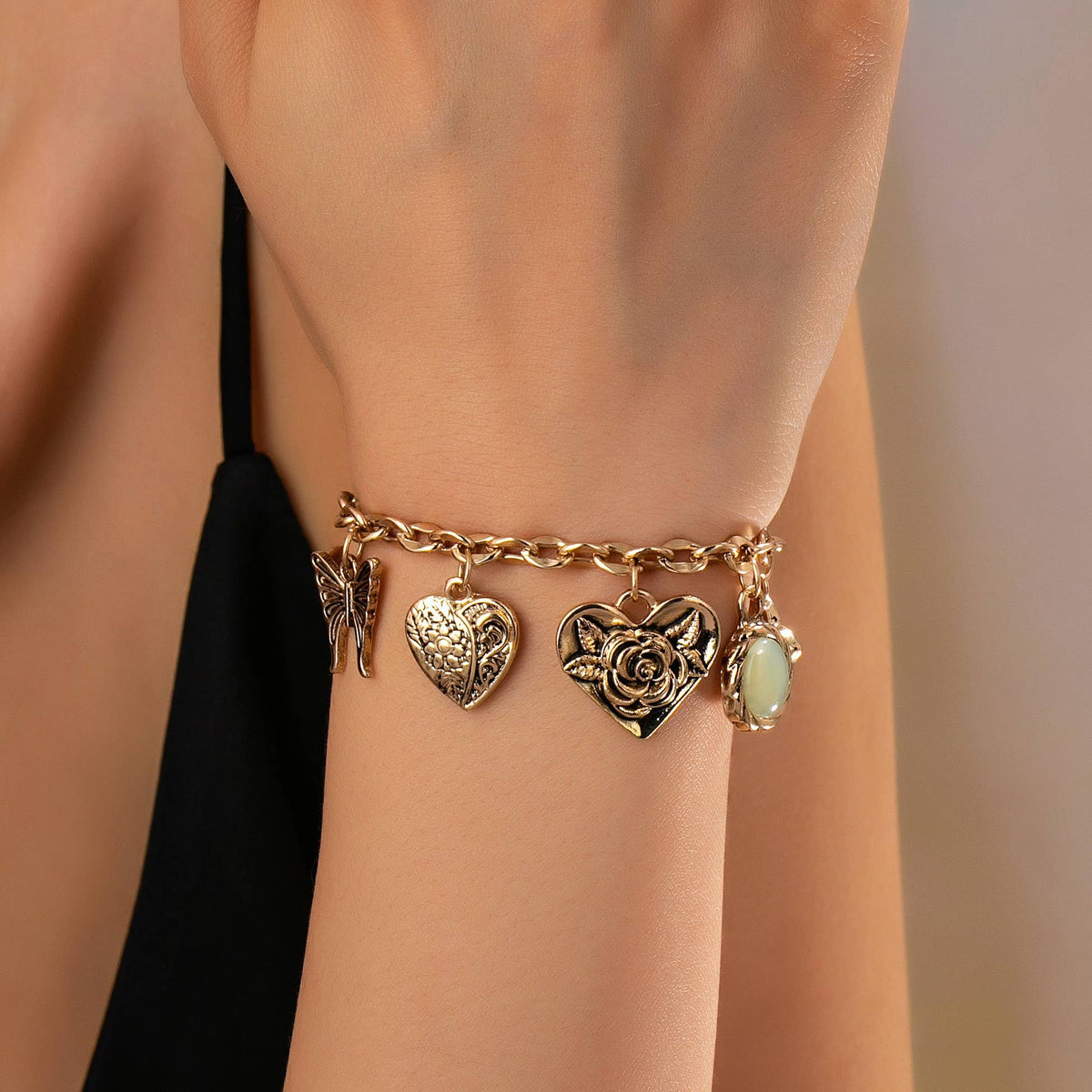 Cressa Gold Charm Bracelet