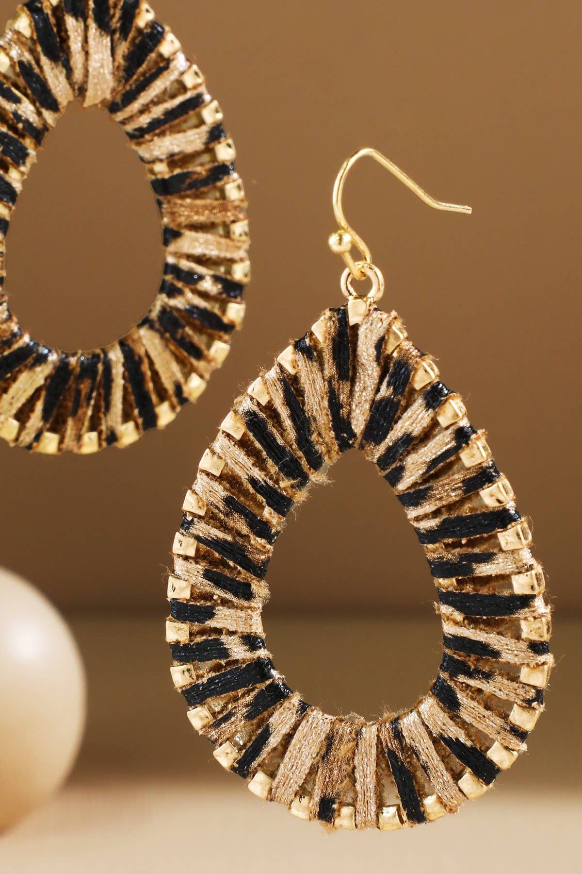Susex Woven Teardrop Cutout Earrings (2 Colors!)