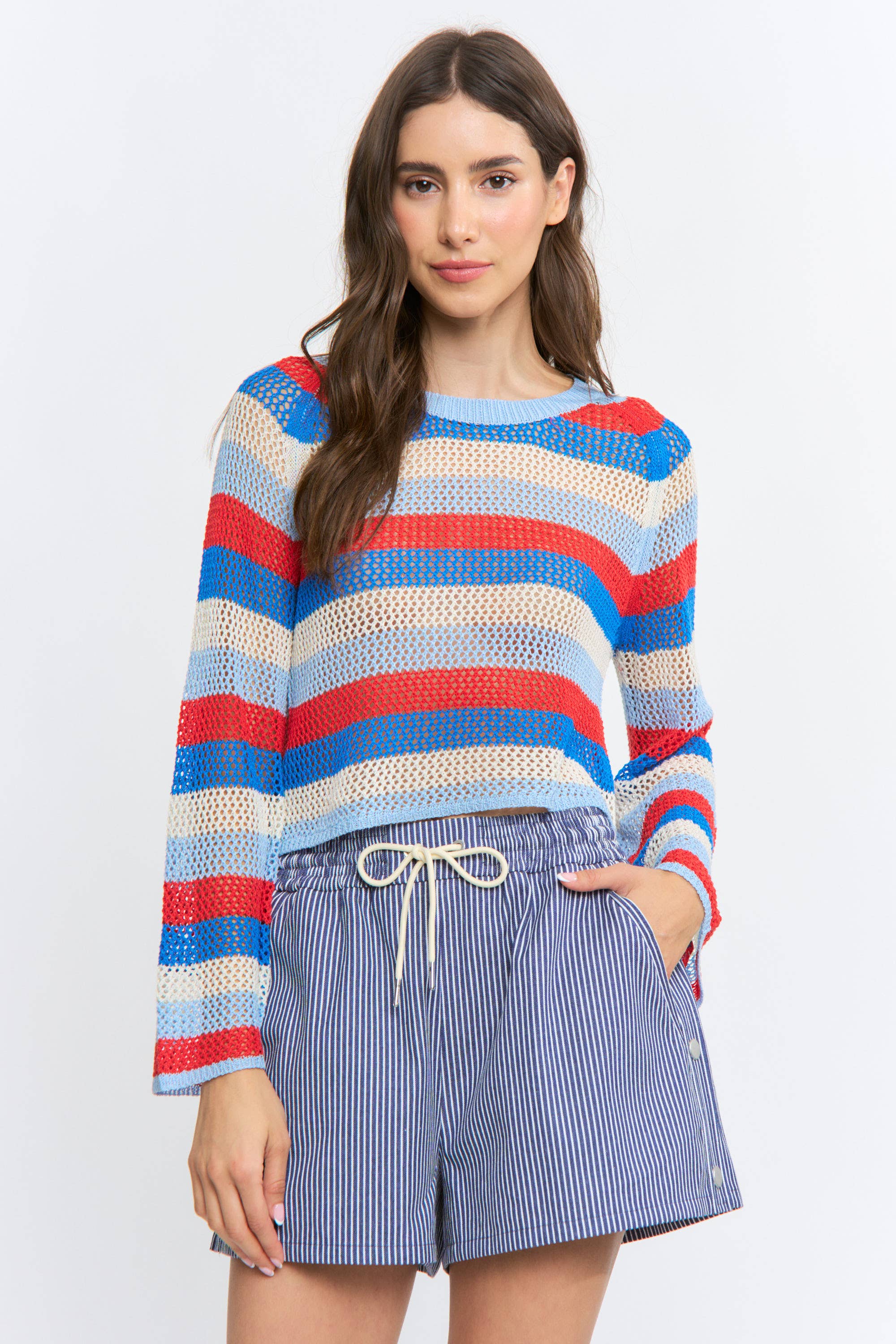 Hota Striped Knit Sweater PREORDER