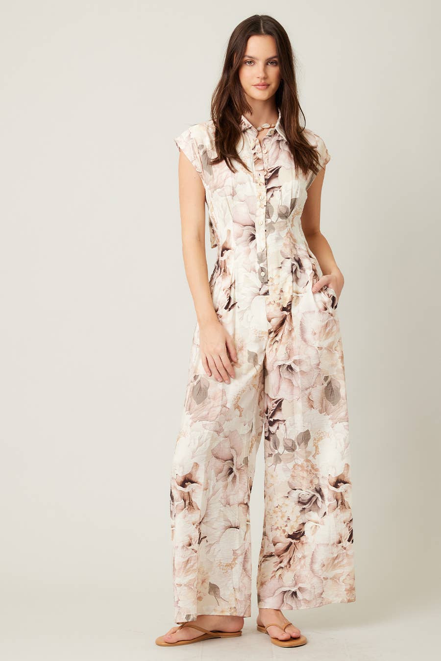 Dullie Printed Cut Out Jumpsuit PREORDER