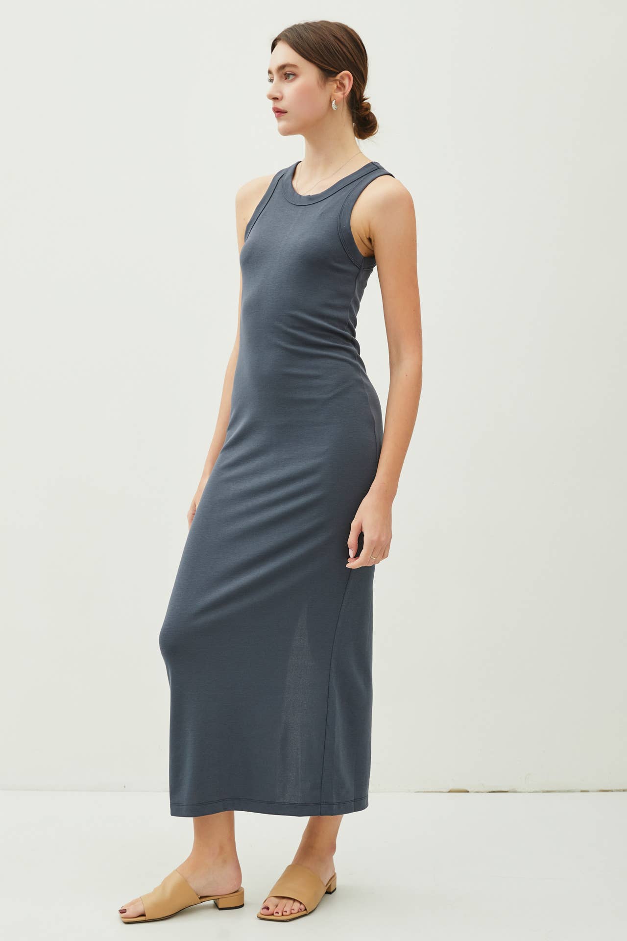 Tella Ribbed Maxi Dress