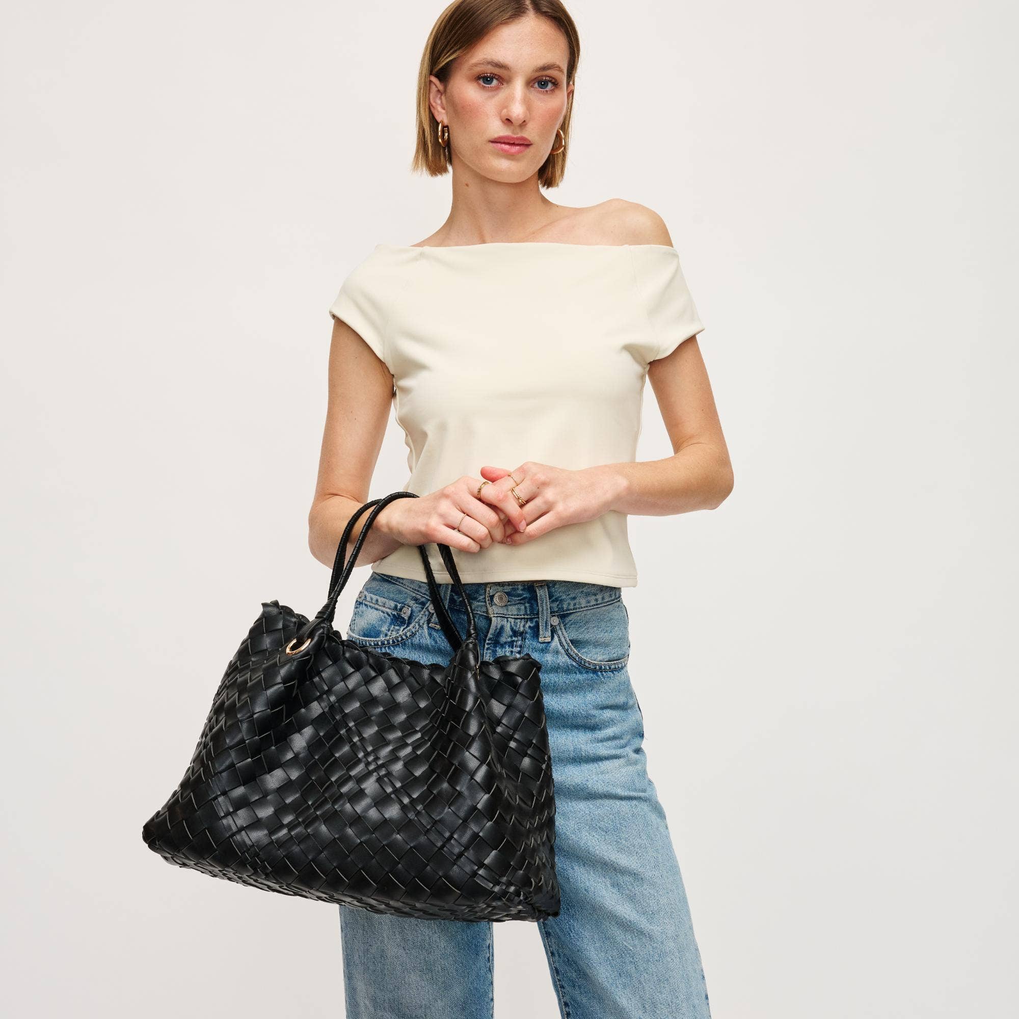 Natalie Woven Tote