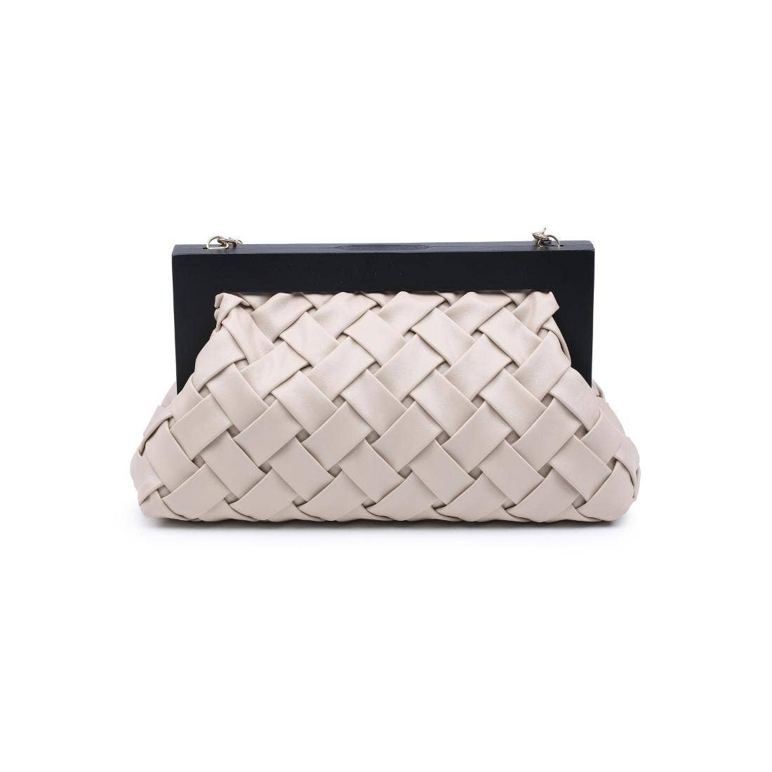 Jamie Woven Wooden Frame Clutch PREORDER