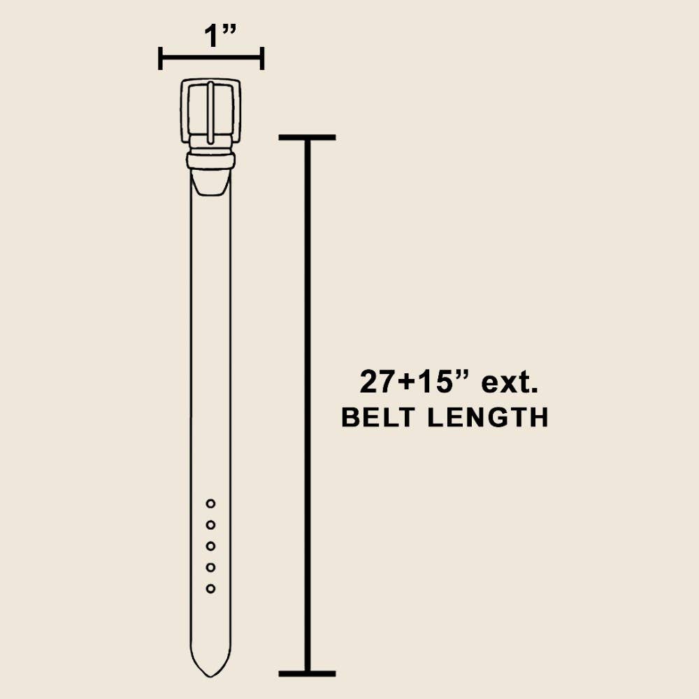 Axel Oval Amber Stud Concho Western Chain Belt
