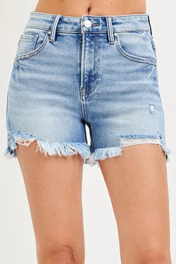 Risen Porter Distressed Denim Shorts