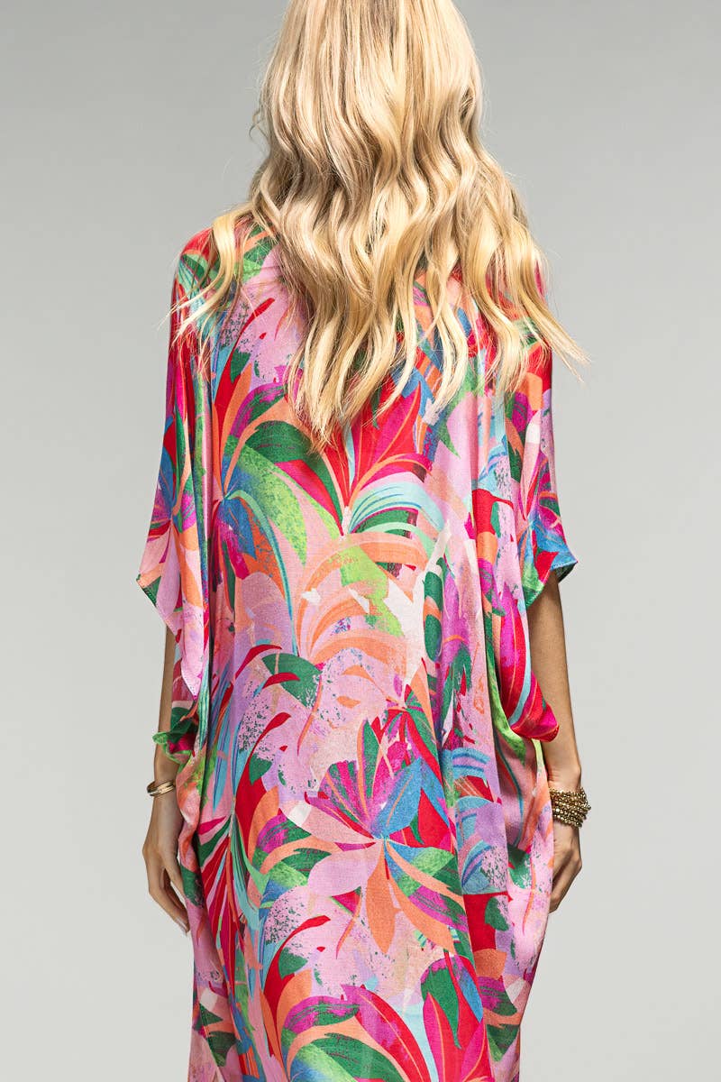 Holli Botanical Floral Kimono