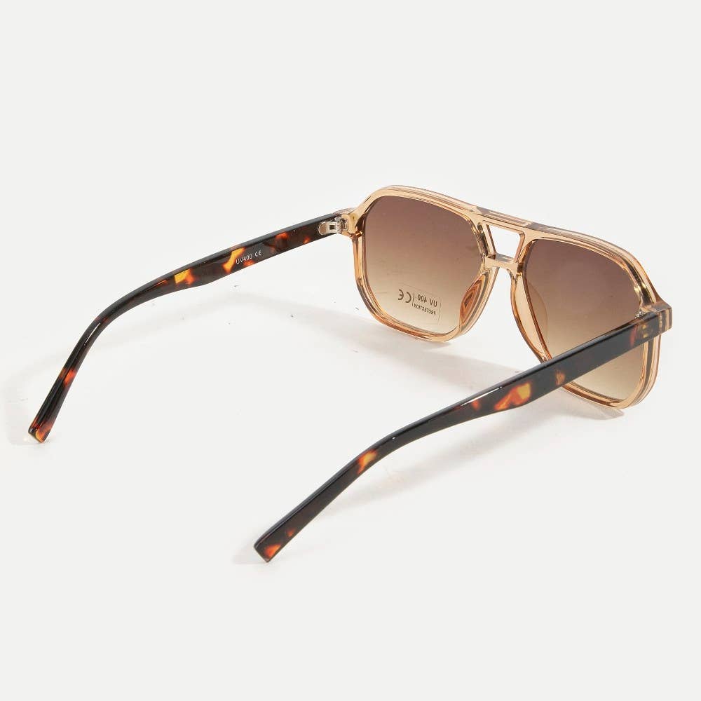 Sava Acetate Square Sunglasses Set