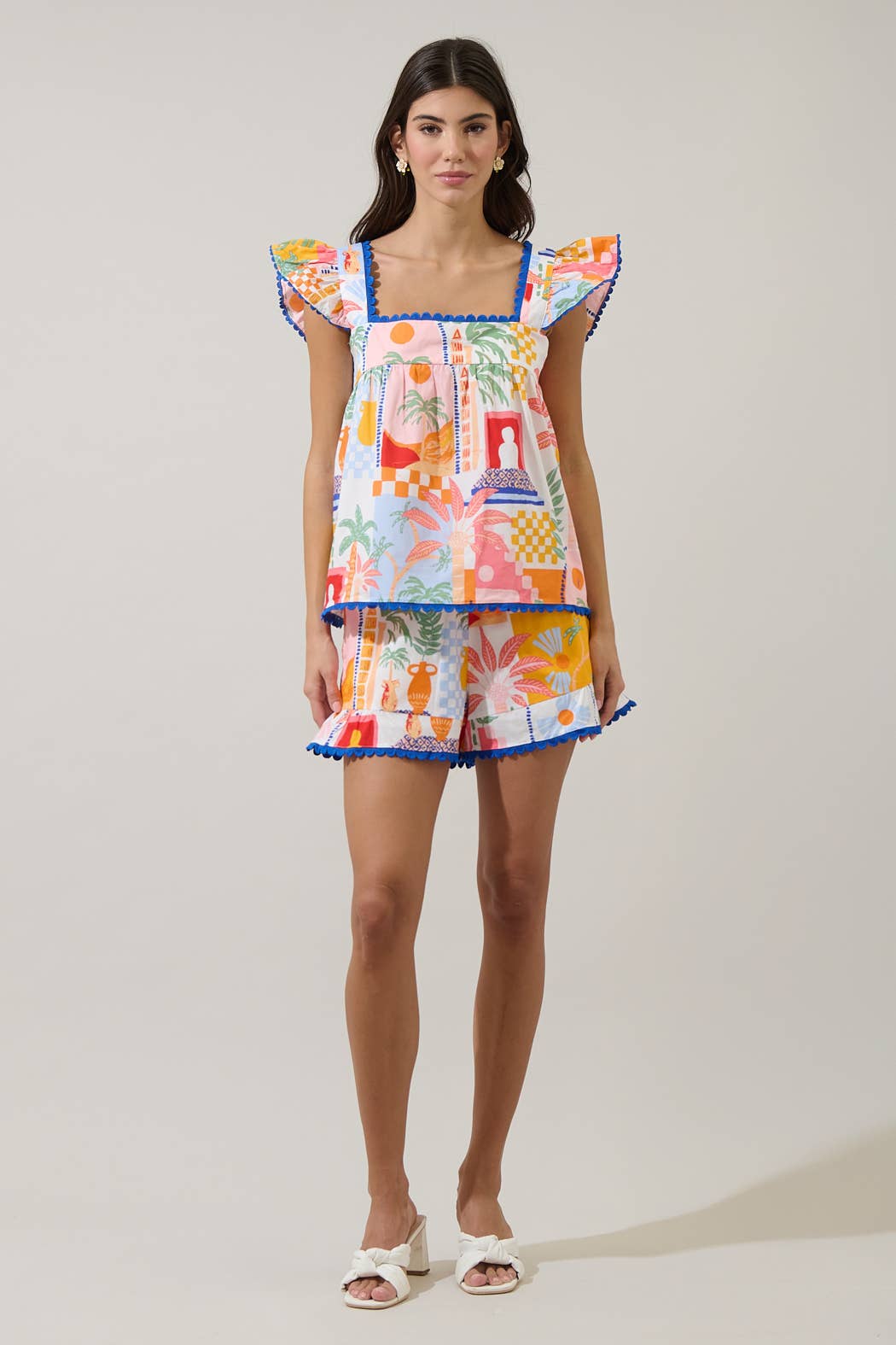 Petrolia Town Ada Ruffle Top FINAL SALE