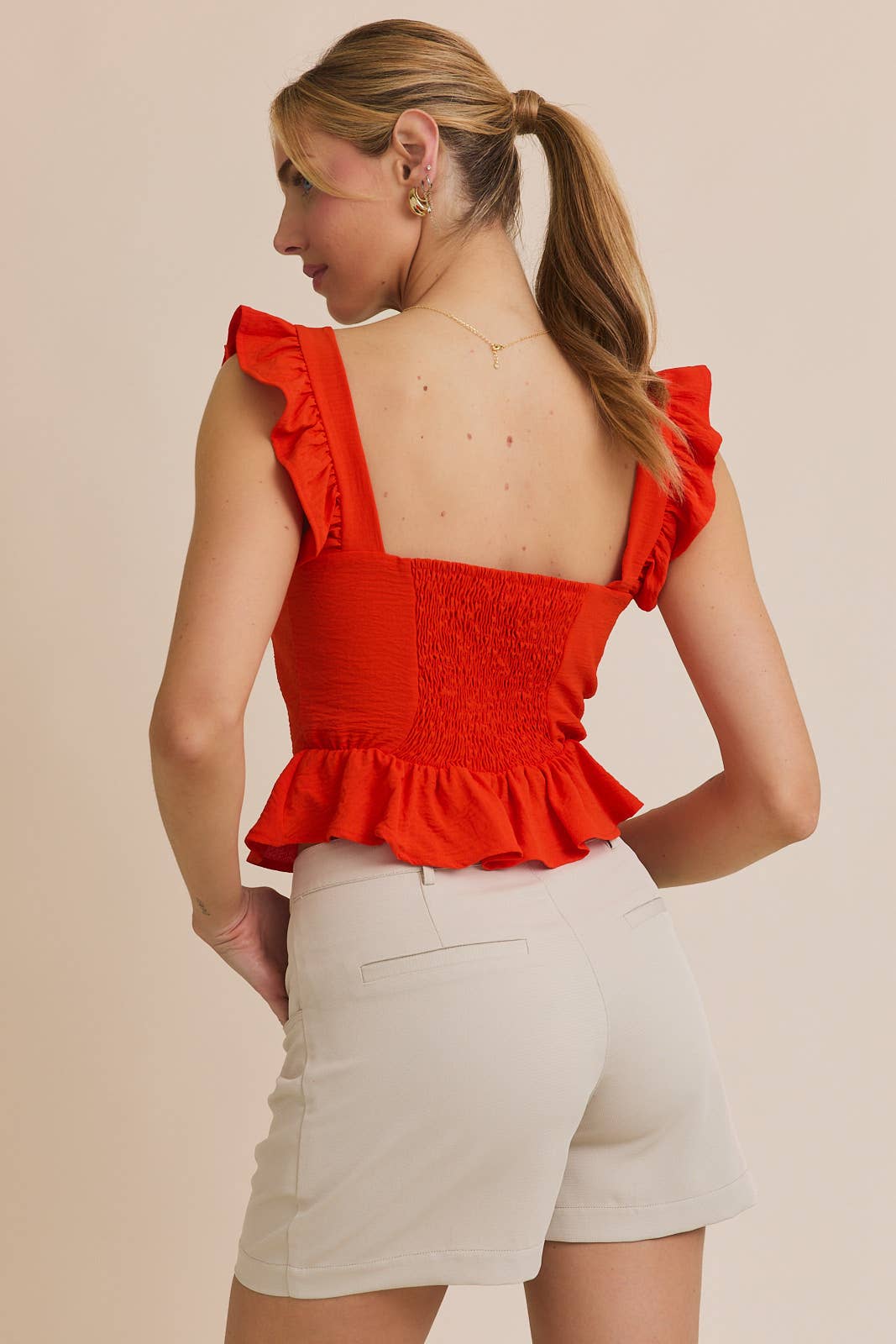 Golden Ruffle Top PREORDER