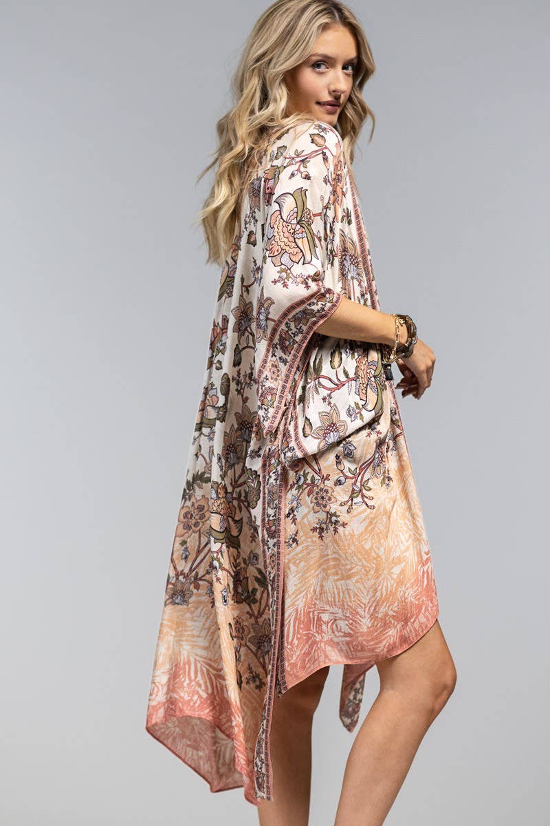 Holz Shalimar Floral Kimono
