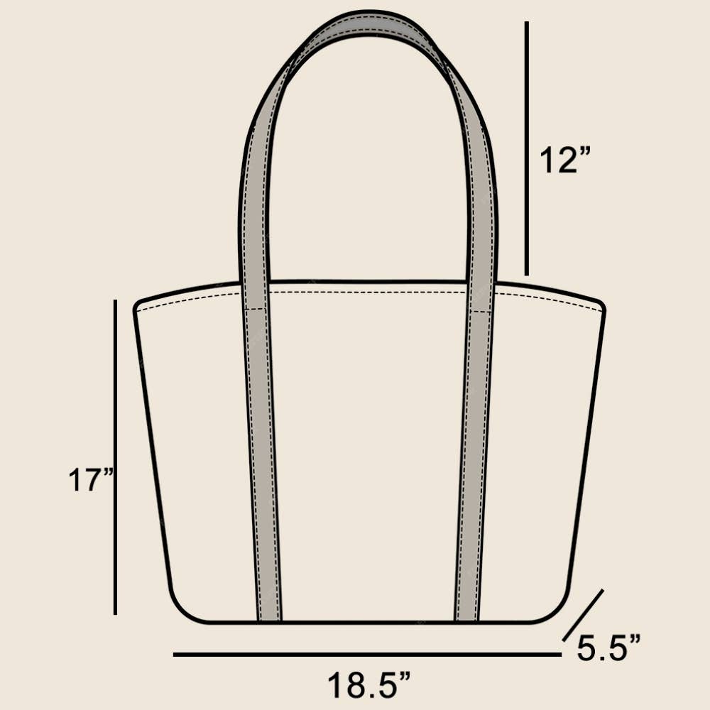 Bristle Large Straw Braided Tote Bag With Hat Holder