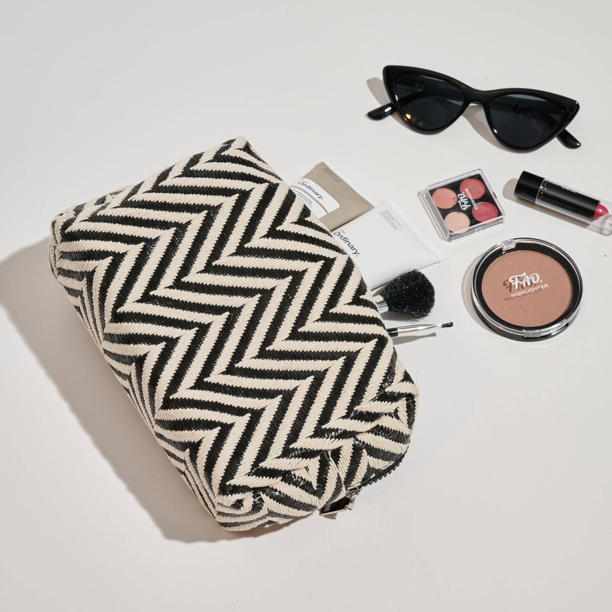 Niah Chevron Chic Cosmetic Pouch