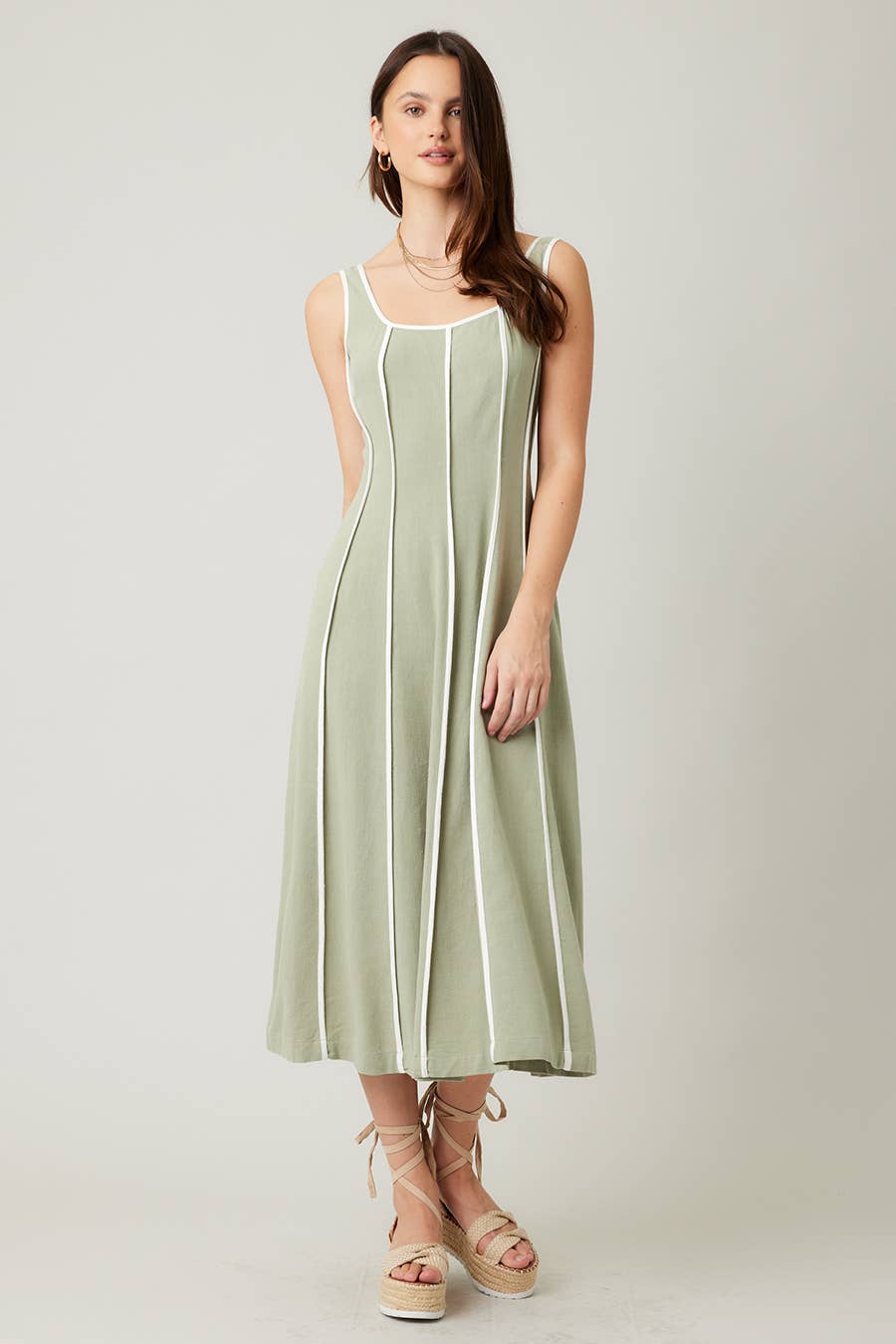 Dollie Linen Midi Dress