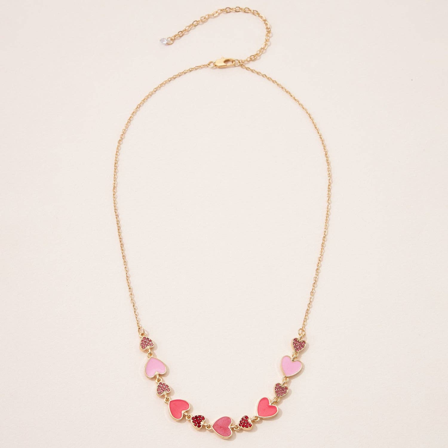 Heart Enamel Necklace for your Special Day including Valentine's Day