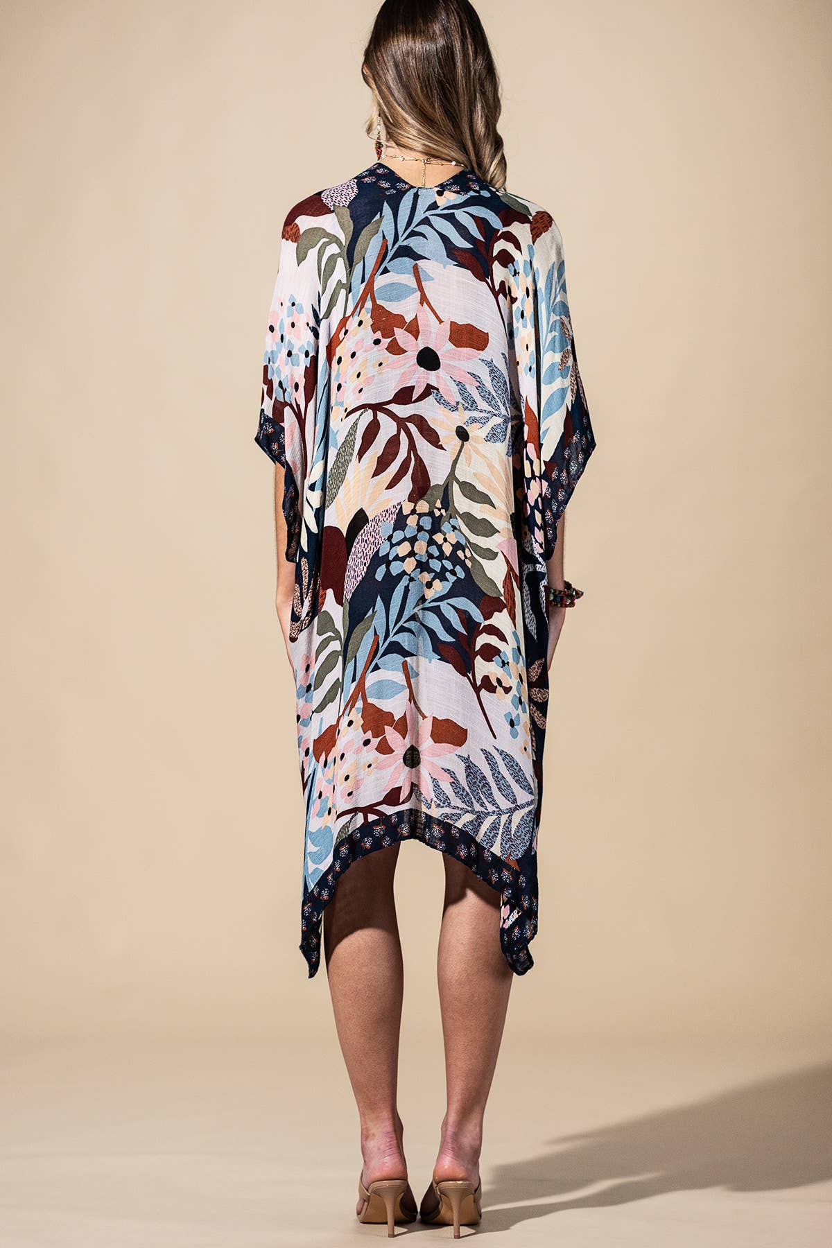 Stella Botanical Floral Viscose Kimono