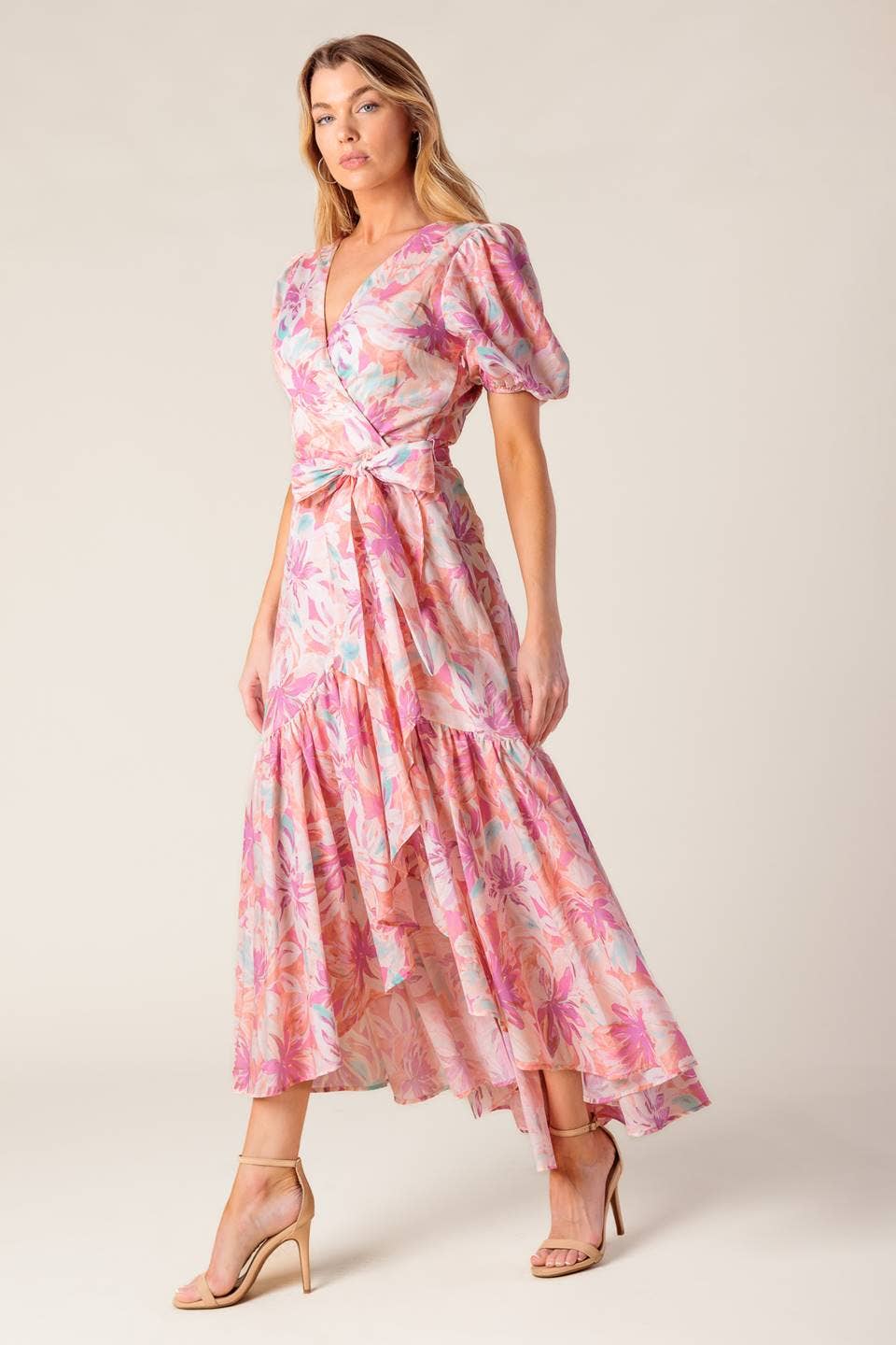 Seller Print Midi Dress