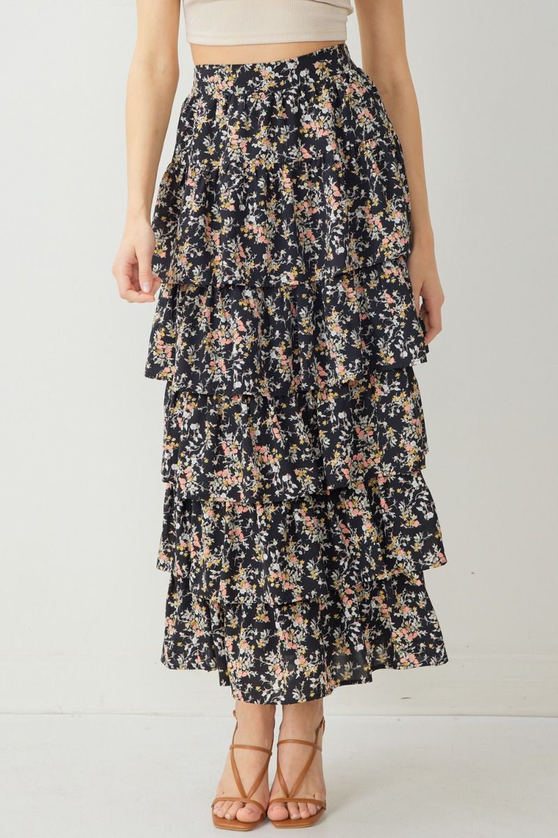 Reid Floral Maxi Skirt