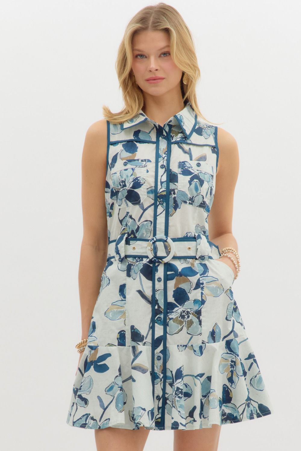 ENTRO Mia Mini Floral Dress