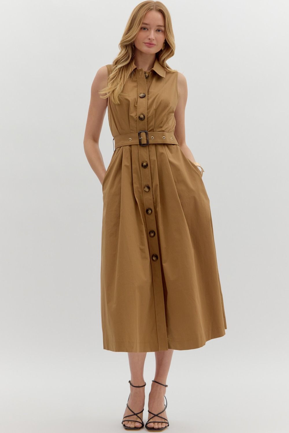 Vella Trench Midi Dress PREORDER