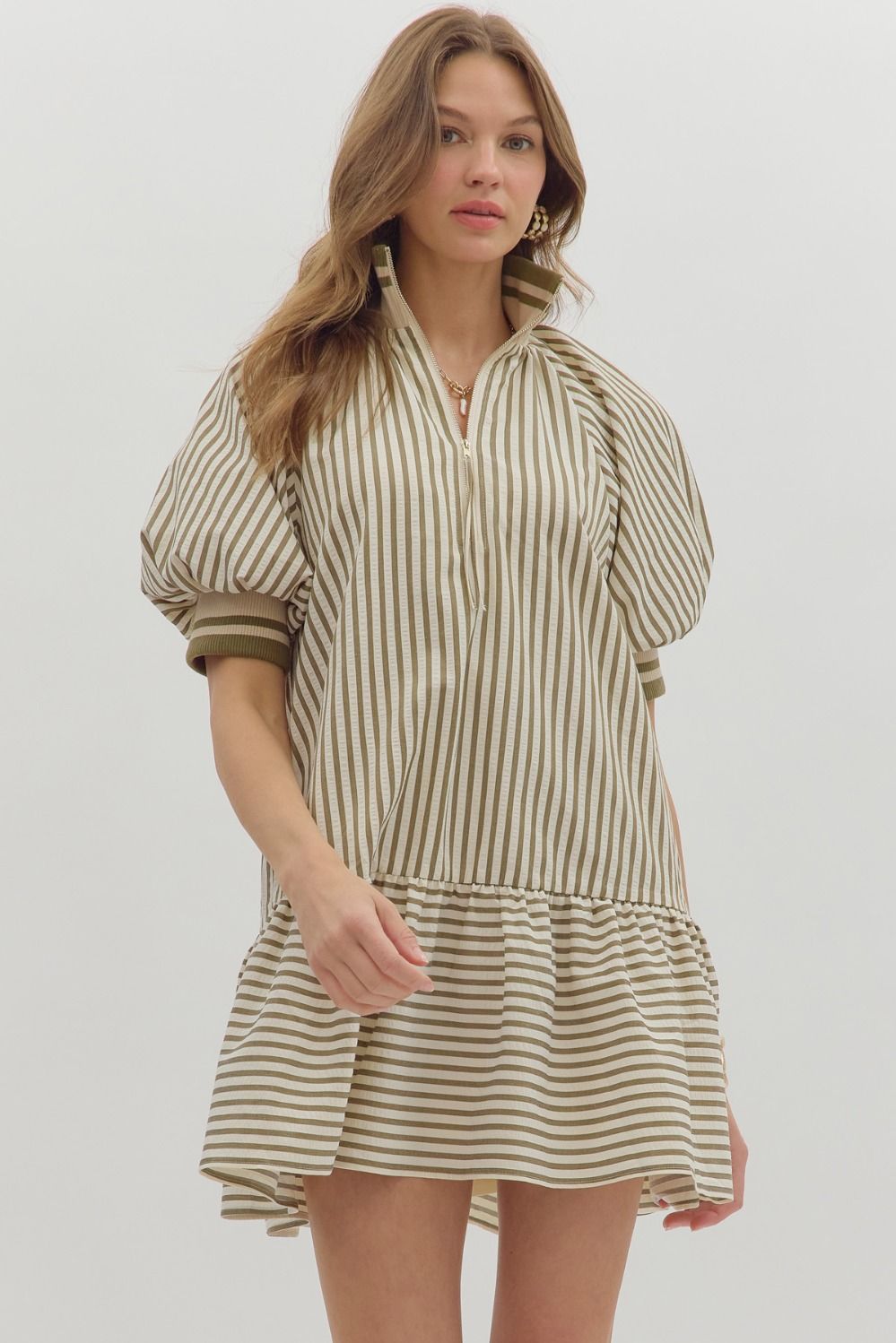 Vonda Stripe Mini Dress PREORDER